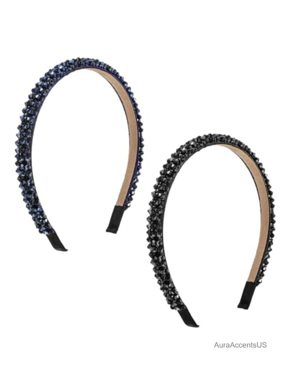 Crystal Rhinestone Headbands Padded Zinc Alloy Hair Accessories